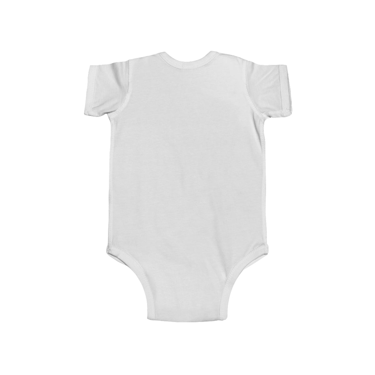 Cute infant bodysuit by Printify featuring a heart gesture design, perfect for unisex baby outfits for special occasions.