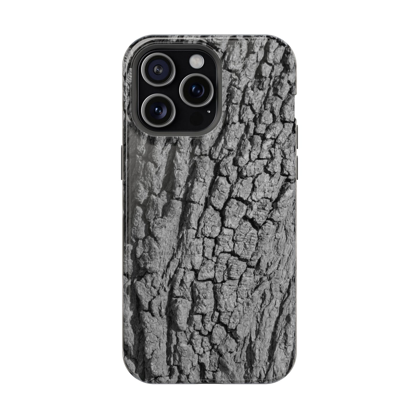 Bark Texture Magnetic Impact Phone Case