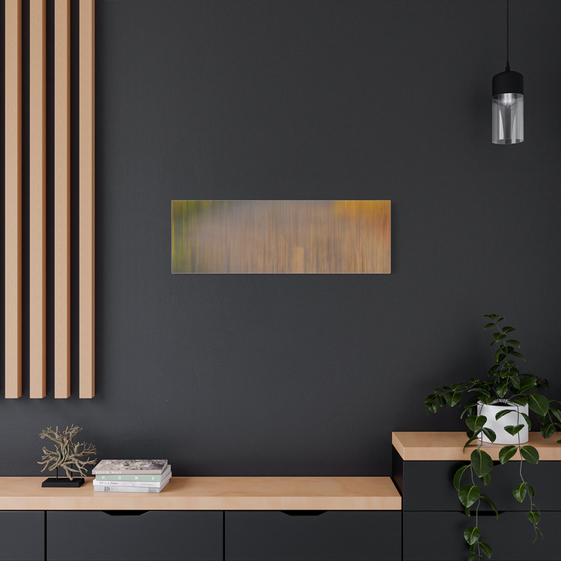 Abstract Landscape Canvas Art - 1.25" Stretched Wall Decor - TRV