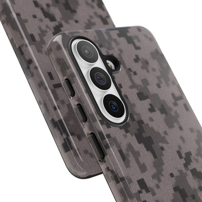 Camouflage Gray Digital Camo Tough Phone Case - view 210