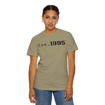 Vintage Est. 1995 T-Shirt, Retro Unisex Tee, Perfect Gift for Birthdays, Casual Wear, Nostalgic Apparel - TRV