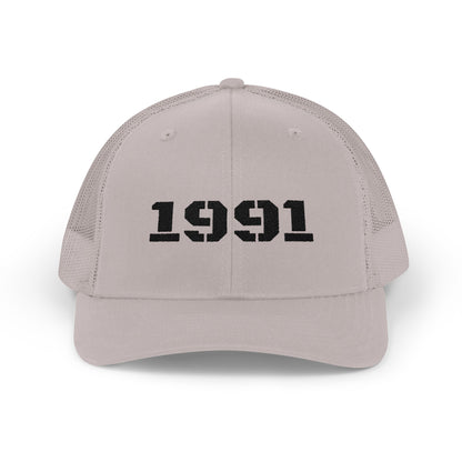 Vintage 1991 Snapback Trucker Cap, Retro Hat, Unisex Baseball Cap, Gift for Birth Year 1991, Casual Style Headwear - TRV
