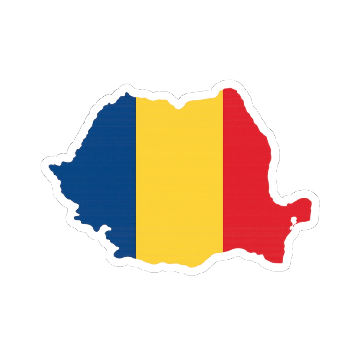 Romania Flag Kiss-Cut Stickers | Laptop Decals, Car Stickers, Travel Accessories, Gift for Romanians, Home Decor
