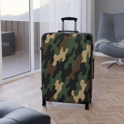 Camouflage Carry-On Suitcase – Military Camo Travel Luggage