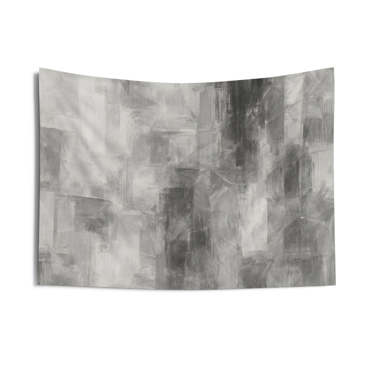 Stylish Modern Wall Tapestry, Elegant Home Decor, Minimalist Wall Hanging, Black and White Decor, Bedroom or Living Room Art - TRV
