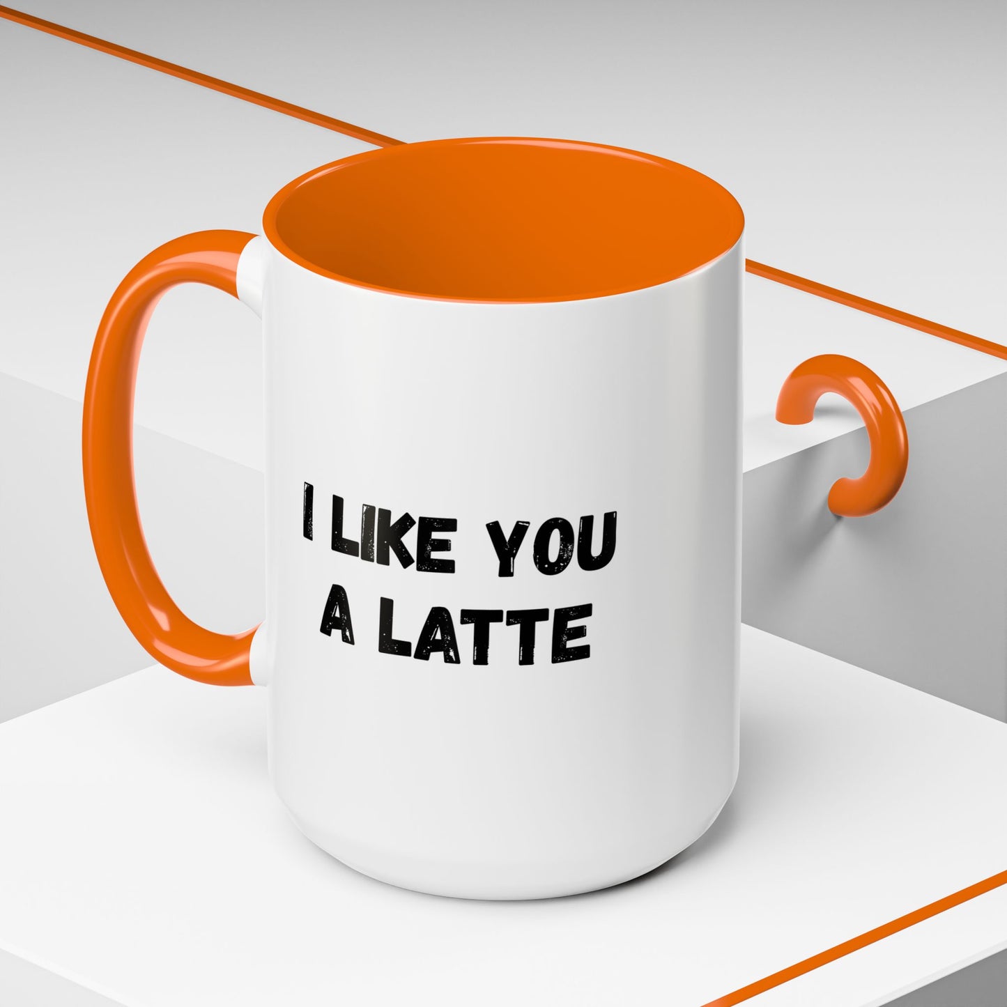 I Like You A Latte Coffee Mug, Funny Coffee Cup, Gift for Coffee Lovers, Cute Office Mug, Humor Tea Mug