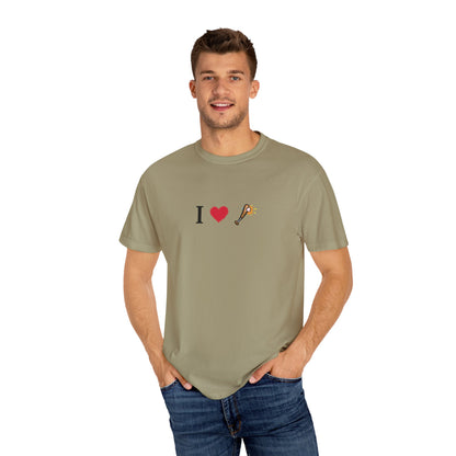 I Love Baseball  Unisex Tee, Gift for Couples, Cute Matching T-Shirts, Casual Everyday Wear, Anniversary Present, Love Shirt - TRV