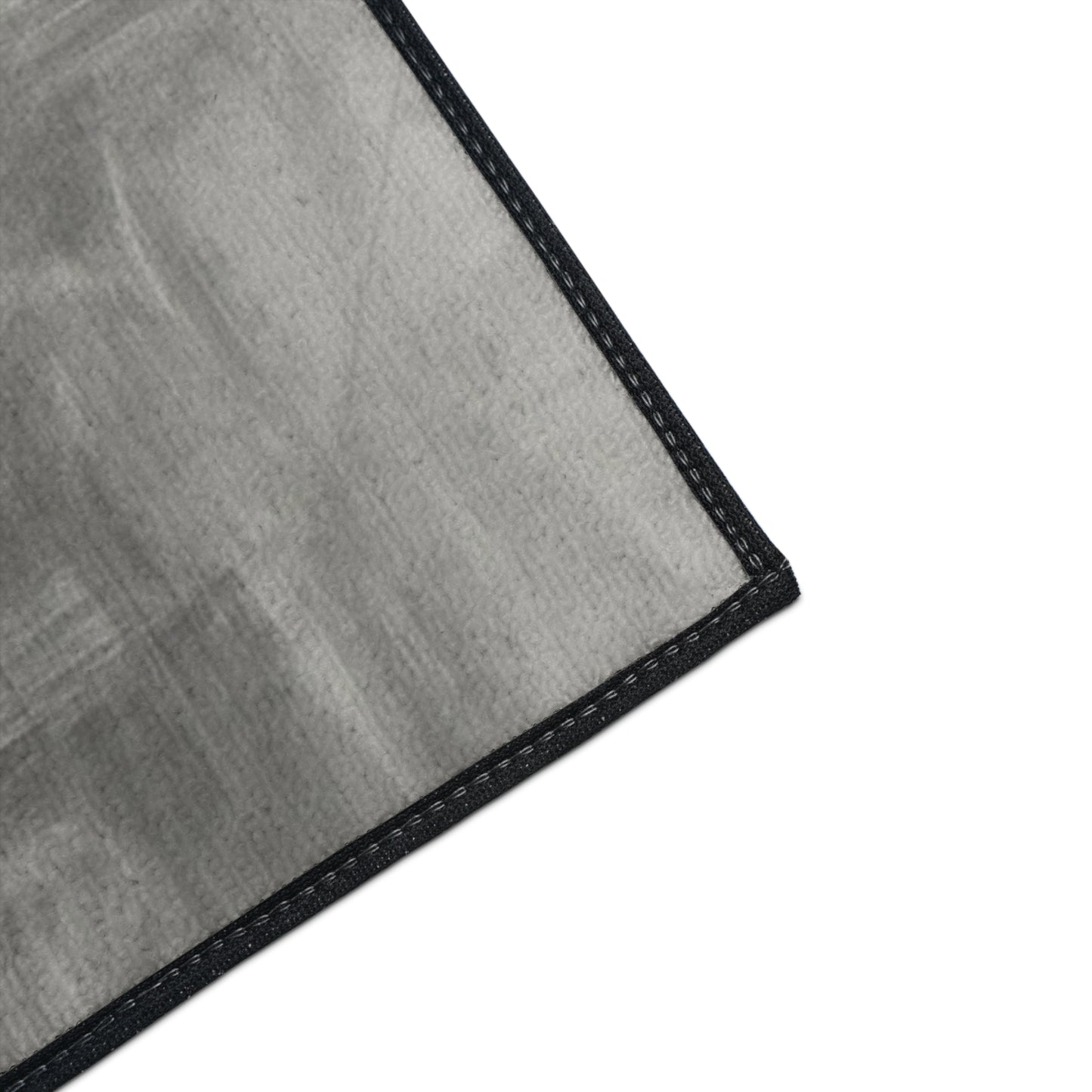 Modern abstract design floor mat by Printify, heavy-duty rug for kitchen or entryway with durable, stylish surface.