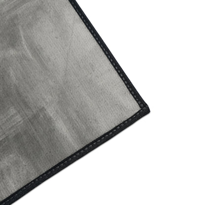 Modern abstract design floor mat by Printify, heavy-duty rug for kitchen or entryway with durable, stylish surface.