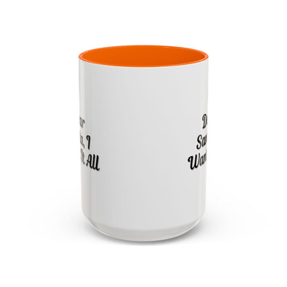 Dear Santa Accent Coffee Mug - Fun Holiday Mug for Christmas Enthusiasts