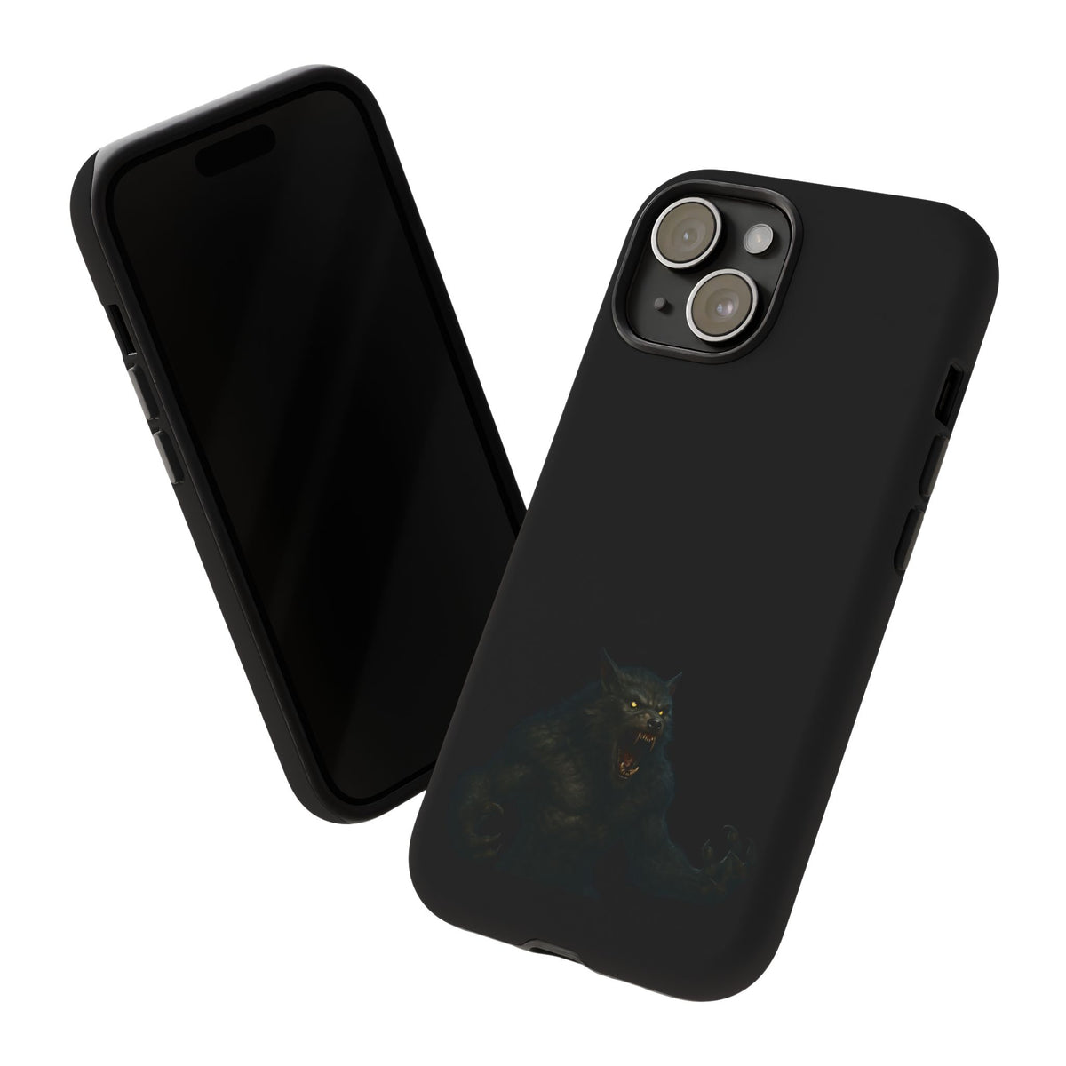 Werewolf Phone Case, dark monster graphic tough protective case - view 135