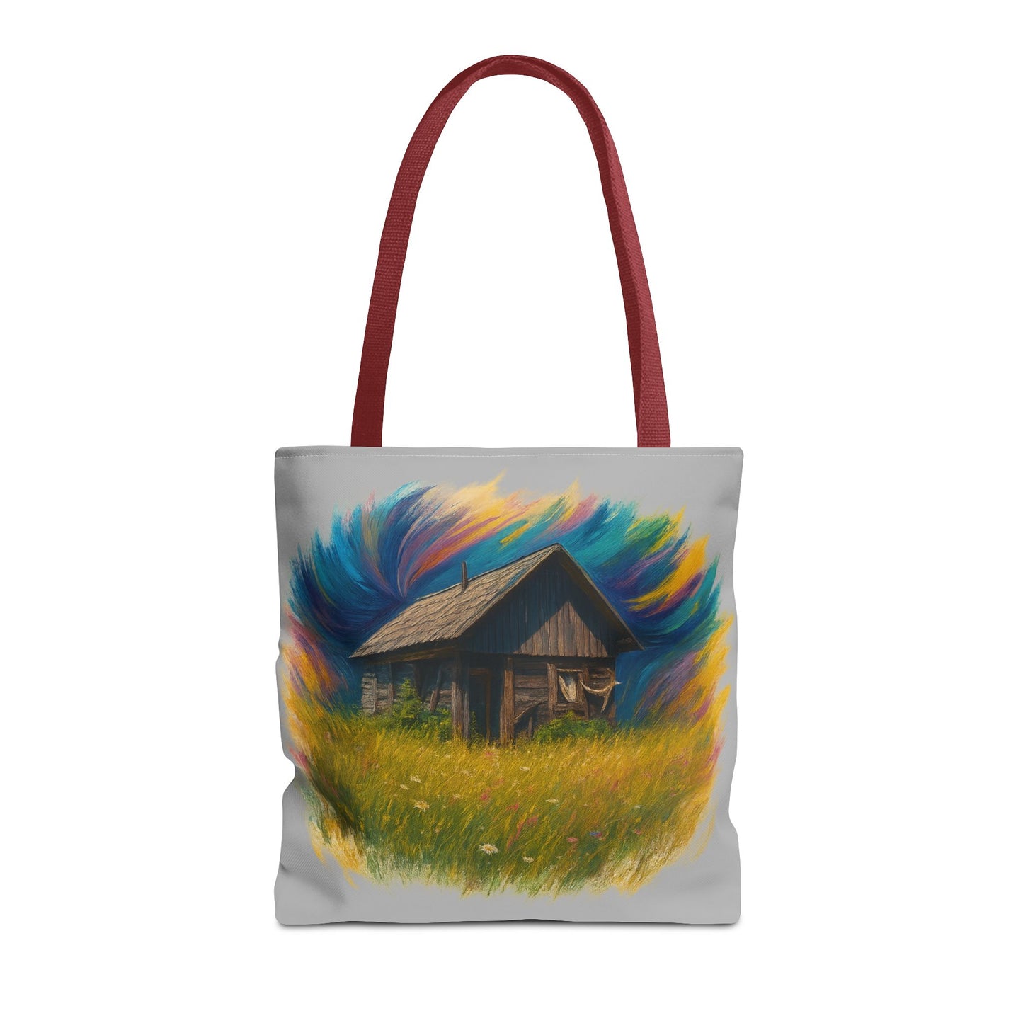 Rustic Charm Tote Bag | Boho Bag | Eco-Friendly Custom Design | Nature Lover Gift | Canvas Purse | Casual Carryall - TRV