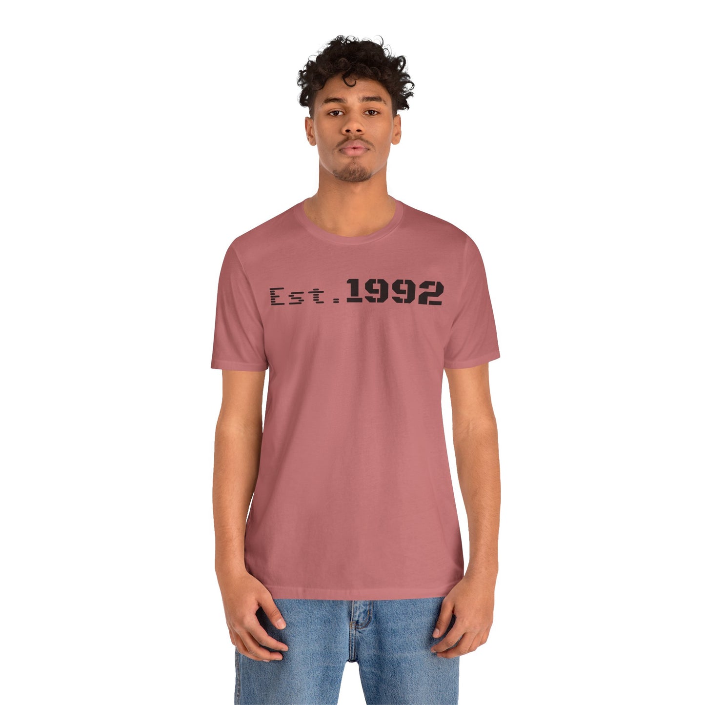 Est. 1992 Short Sleeve Tee - Retro Unisex T-Shirt, Birthday Gift, Vintage Style Shirt, Casual Wear, Trendy Outfit