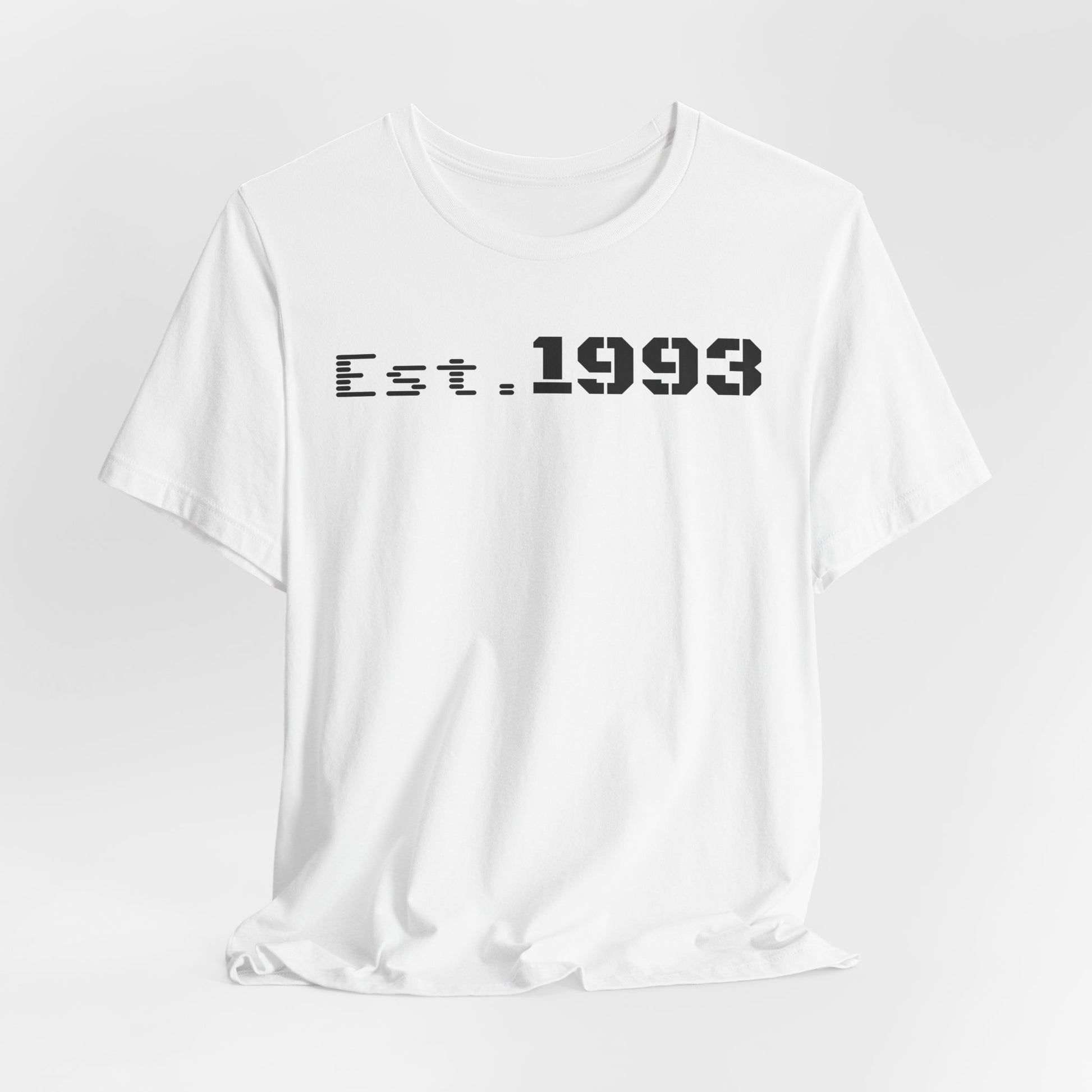 Est. 1993 Unisex Short Sleeve Tee - Perfect for Birthdays, Nostalgia, Casual Wear, Gifts, and Celebrations - TRV