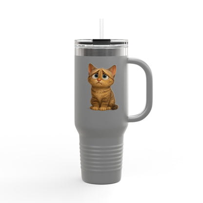 Cute Cat Insulated Travel Mug, 40oz - Perfect for Animal Lovers, Unique Gift for Cat Owners, Coffee on-the-go, Birthday Present, Cute [...]