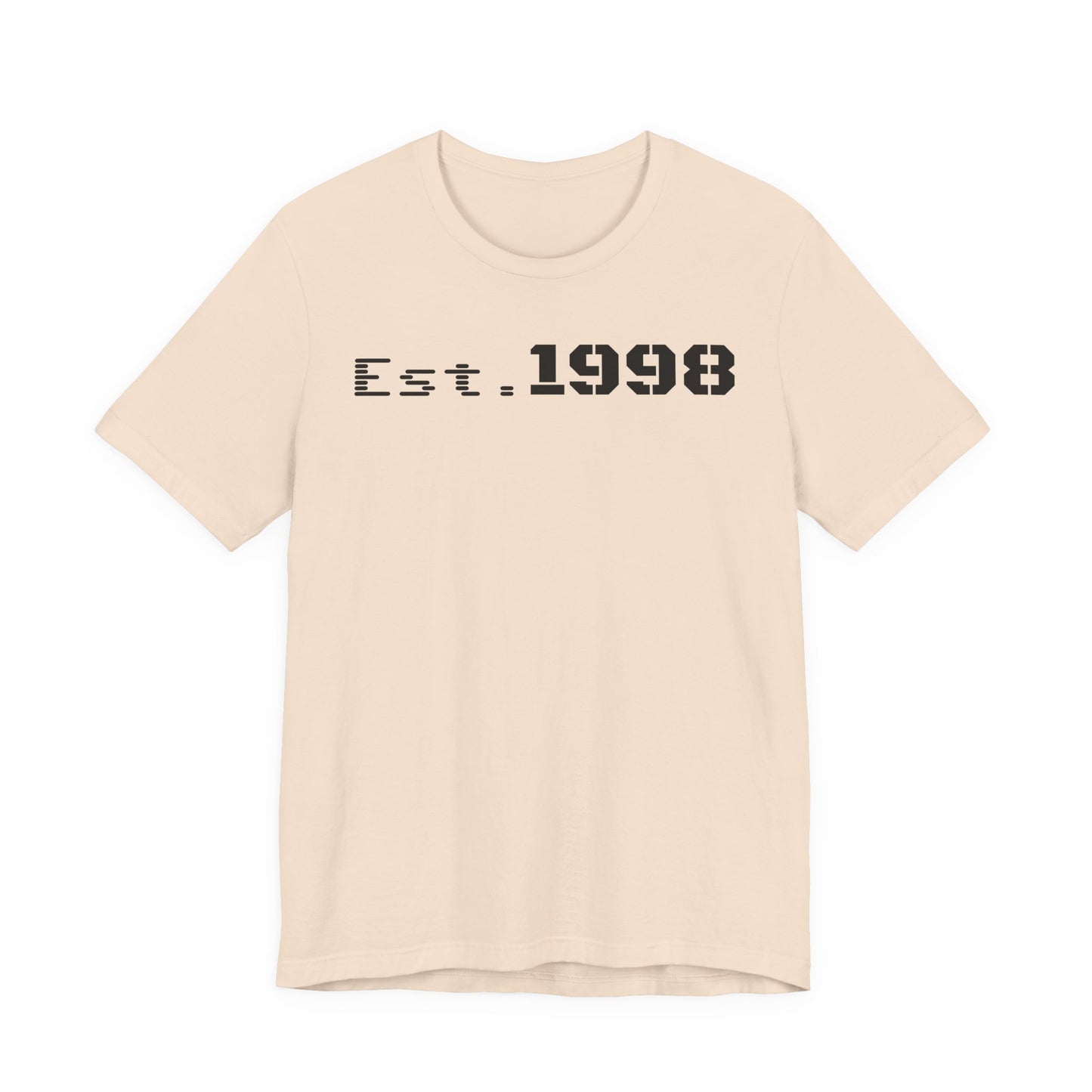 Est. 1998 Unisex Short Sleeve Tee, Vintage Style T-Shirt, Birthday Gift, Casual Wear, Retro Fashion, Unisex Apparel