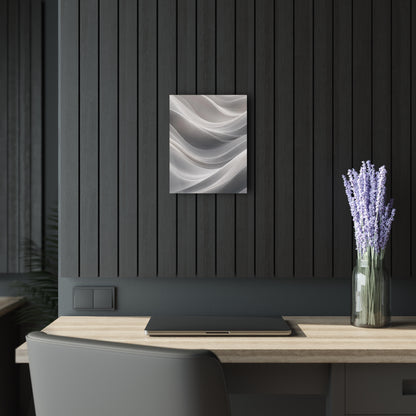 Abstract White Wave Acrylic Print | Wall Art