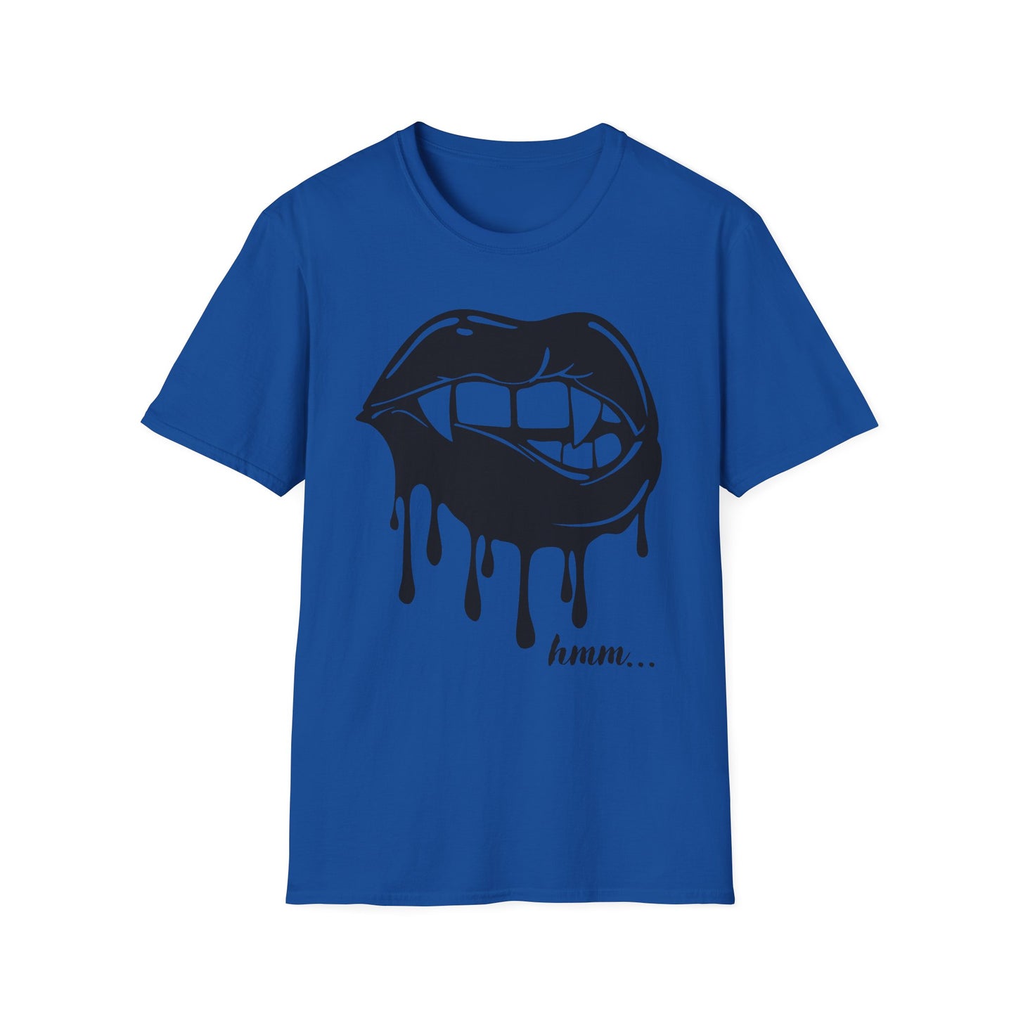 Edgy Graphic Unisex T-Shirt - Dripping Mouth Design, Cool Tee, Trendy Shirt, Hipster Top, Streetwear, Alternative Fashion, Holiday Gift