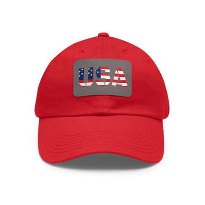 Dad Hat with USA Leather Patch - TRV