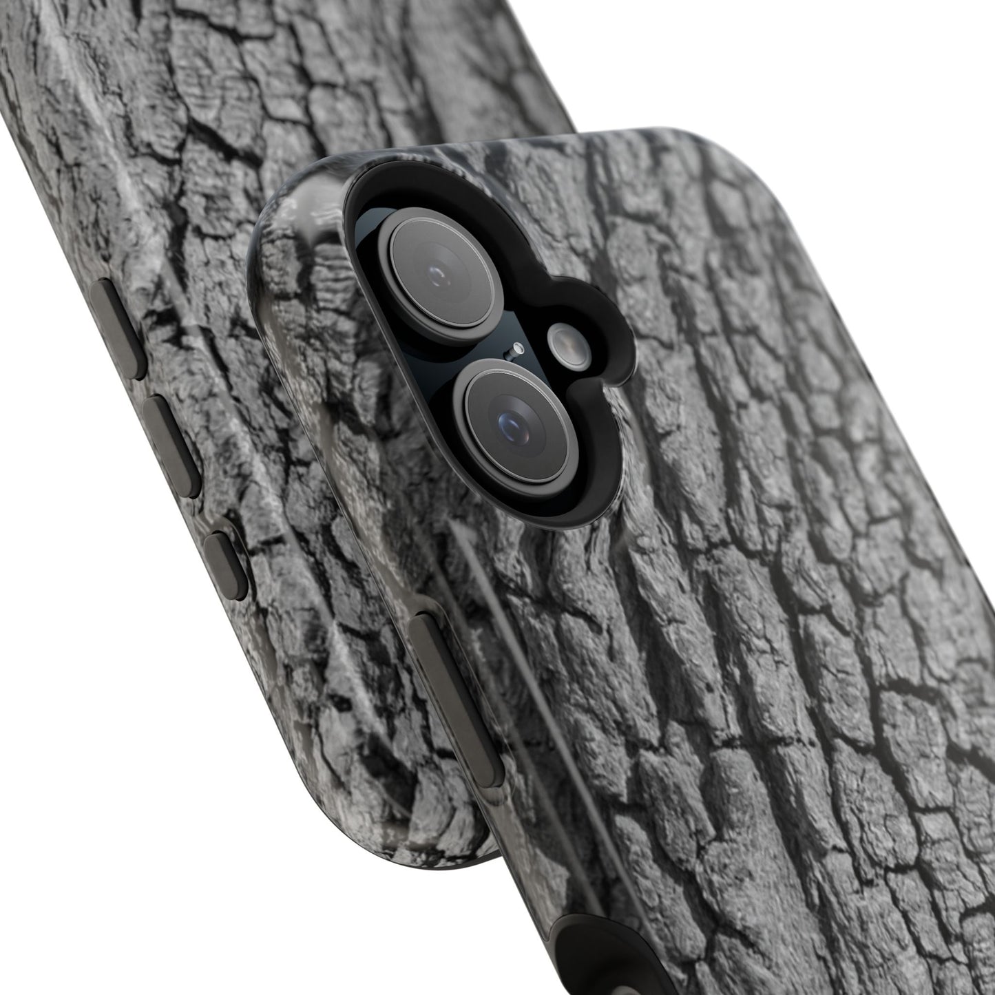 Bark Texture Magnetic Impact Phone Case