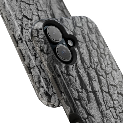 Bark Texture Magnetic Impact Phone Case