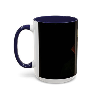 Gothic Dracula Vampire Accent Coffee Mug | Spooky Halloween Gift, Unique Home Decor, Collector's Mug, Coffee Lover's Gift - TRV