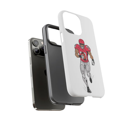 Football Player Tough Case, Sports Phone Cover, Athlete Gift, Tough Phone Case, Fall Sports, Football Lover's Accessory - TRV