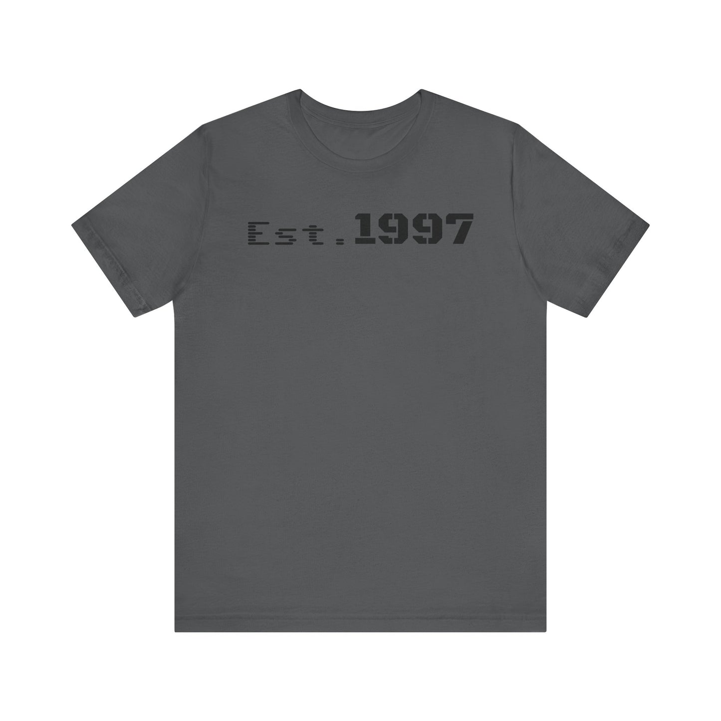 Est. 1997 Unisex Jersey Short Sleeve Tee - Vintage Style, Perfect for Birthdays, Casual Wear, Gifts, Anniversaries, Retro Fashion