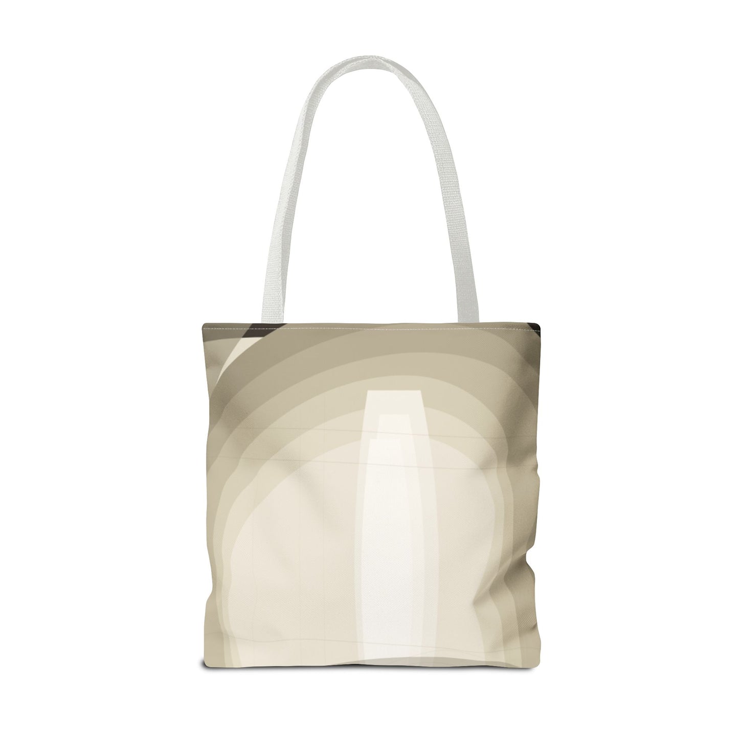 Neutral Abstract Light Beam Tote Bag | Minimalist Geometric Pattern