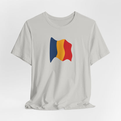 Romanian Flag Unisex Short Sleeve Tee, Casual Shirt, Travel T-Shirt, Gift for Romanians, Summer Outfit, Everyday Wear