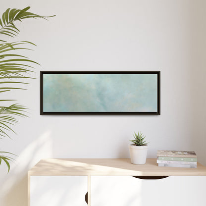 Soft abstract pastel watercolor on matte canvas, showcasing a colorful, artistic print by Printify on a high-quality canvas.
