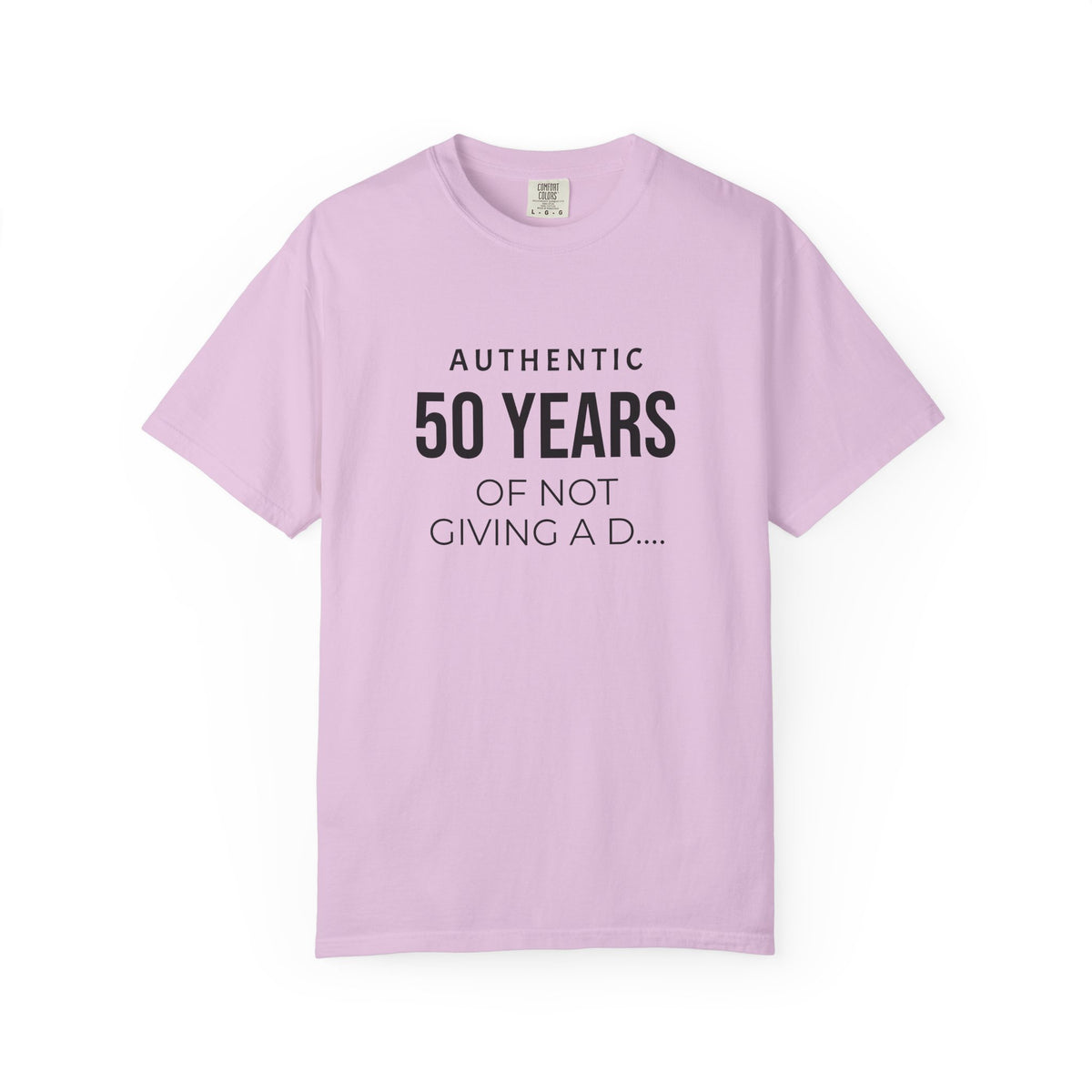 Custom garment-dyed T-shirt by Printify featuring a plain, soft fabric in vibrant colors, ideal for personalized designs.
