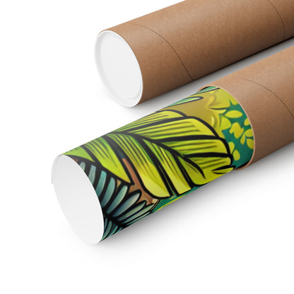 Sloth Hammock Matte Poster — Tropical Relaxation Wall Art