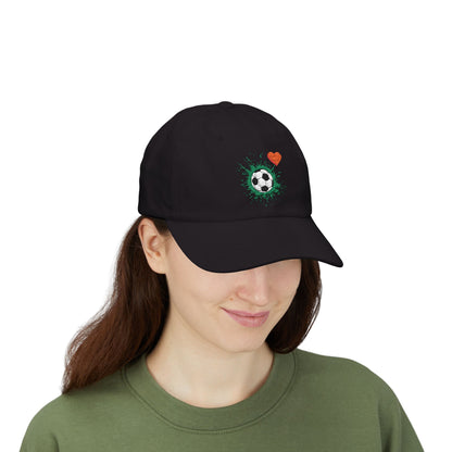 Soccer Love Dad Cap | Perfect Gift for Sports Lovers, Father's Day, Outdoor Events, Casual Wear, Adjustable Cap - TRV