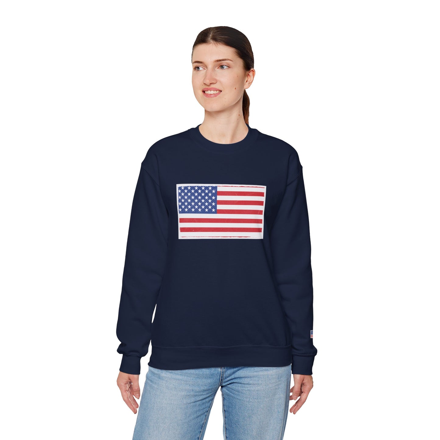 American Flag Unisex Crewneck Sweatshirt | Cozy Patriotic Sweater | Perfect for Independence Day, Casual Wear, Gifts for Him/Her, [...]