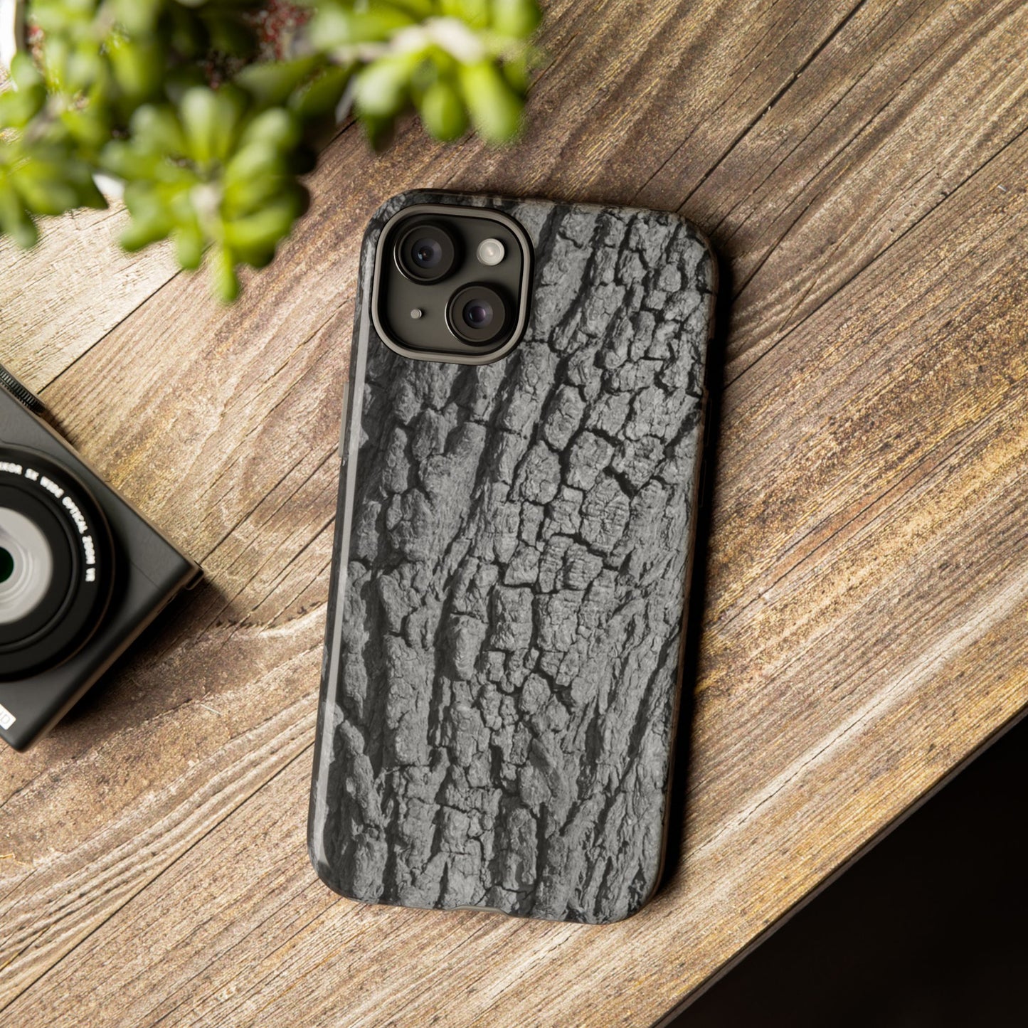 Rustic Bark Phone Case - Tough and Durable Protection - TRV