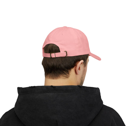Dad Cap — "My anxiety has anxiety" Embroidered White Baseball Hat