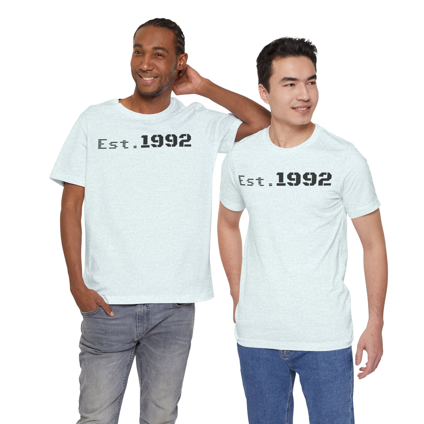 Est. 1992 Short Sleeve Tee - Retro Unisex T-Shirt, Birthday Gift, Vintage Style Shirt, Casual Wear, Trendy Outfit