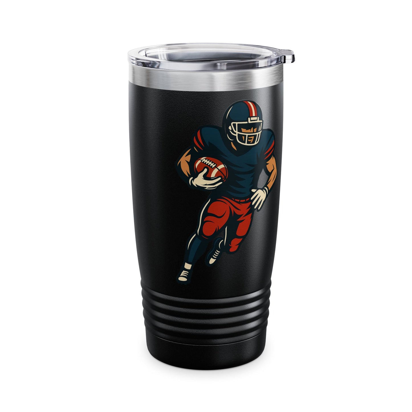 American Football Player Tumbler 20oz | Football Gift for Men | Sports Fan Travel Mug | Personalized Football Tumbler | NFL Fan Cup