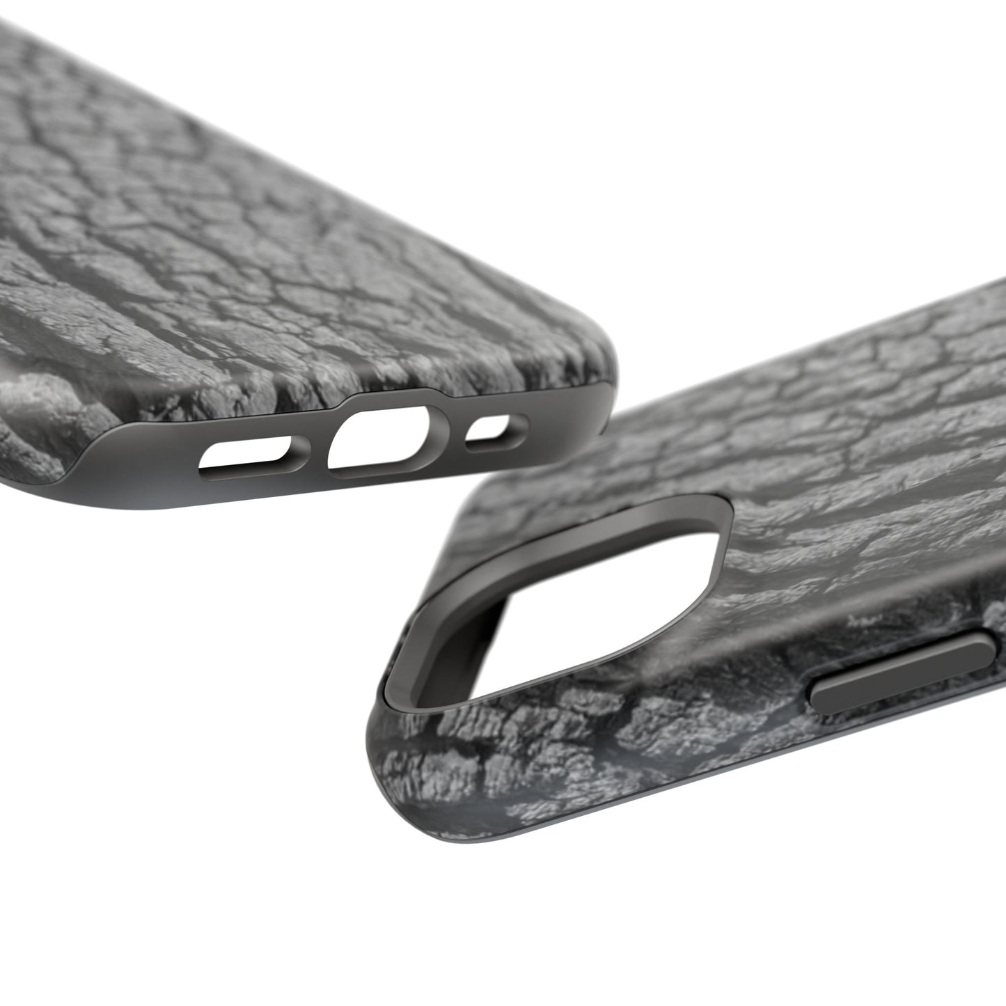 Bark Texture Magnetic Impact Phone Case