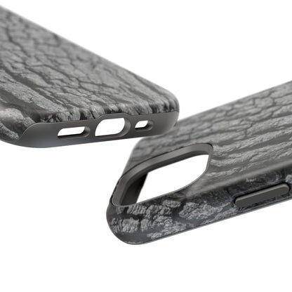 Bark Texture Magnetic Impact Phone Case
