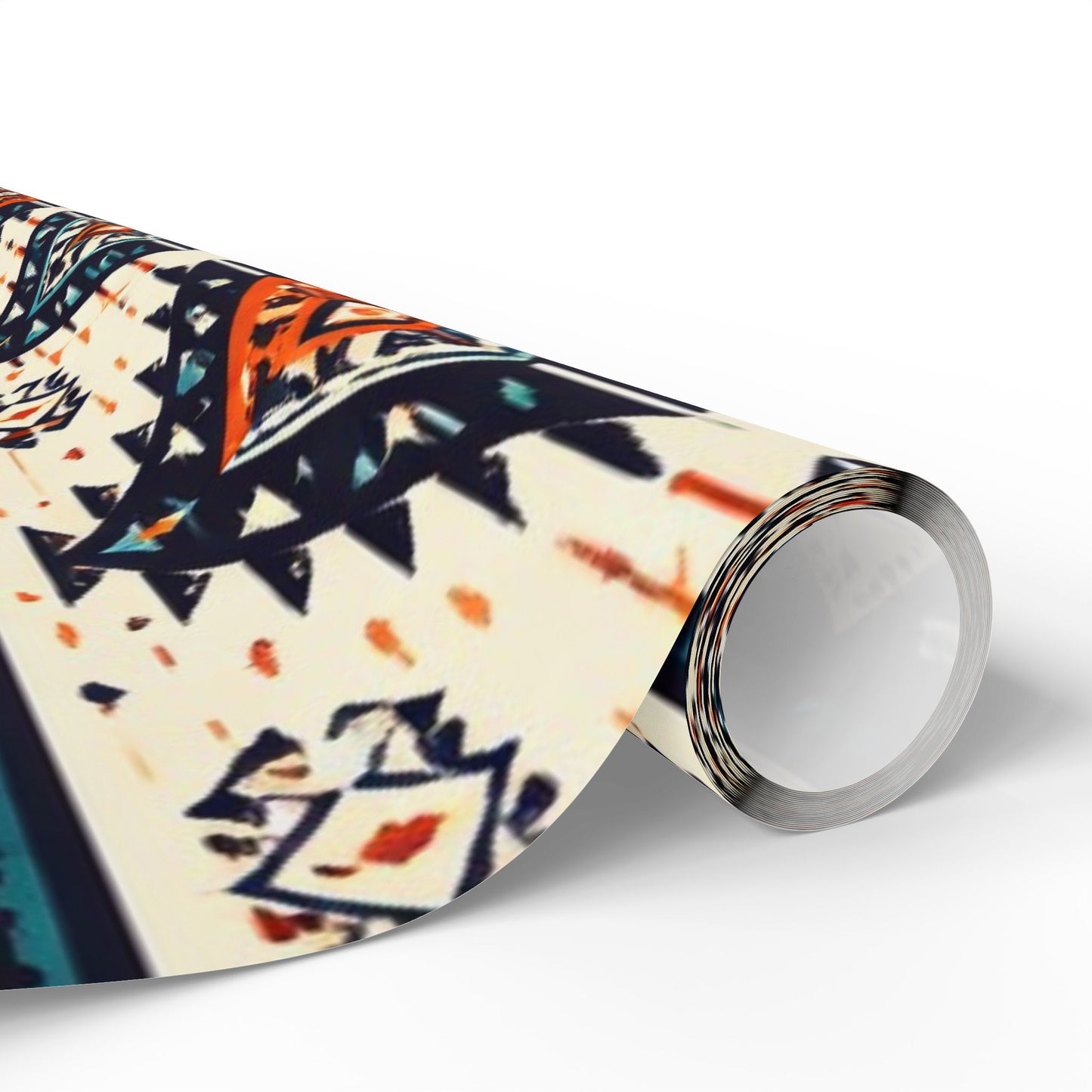 Southwestern Aztec Pattern Wrapping Paper Roll — Rustic Tribal Gift Wrap