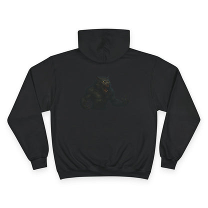 Werewolf Champion Hoodie - Edgy Graphic Sweatshirt for Gamers, Perfect for Gifts, Casual Wear, Fall Fashion, Anime Lovers