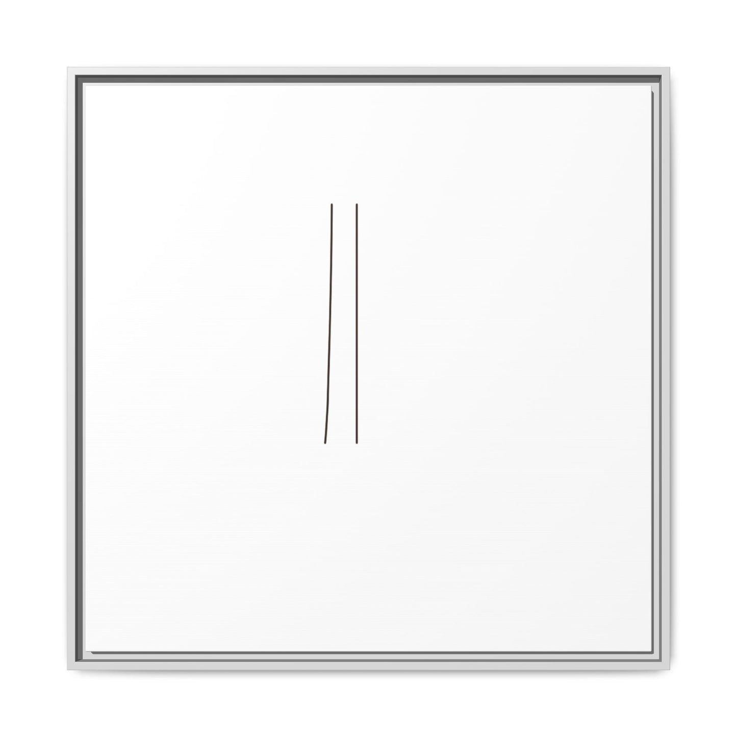 Minimal Line Art | Matte Canvas Framed
