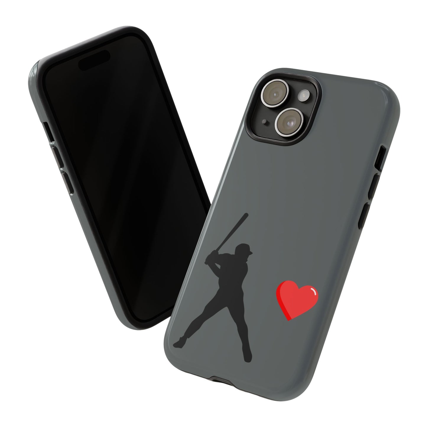 Printify Baseball Love phone case featuring a sports-themed design, durable protective case for sports lovers.