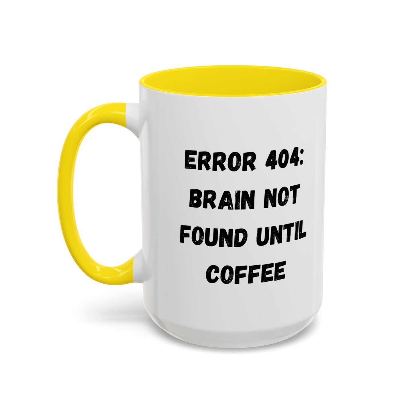 Error 404 Coffee Mug - Perfect for Your Daily Brew, Gift for Programmers, Humor for Coffee Lovers, Office Desk Decor, Nerdy Kitchenware