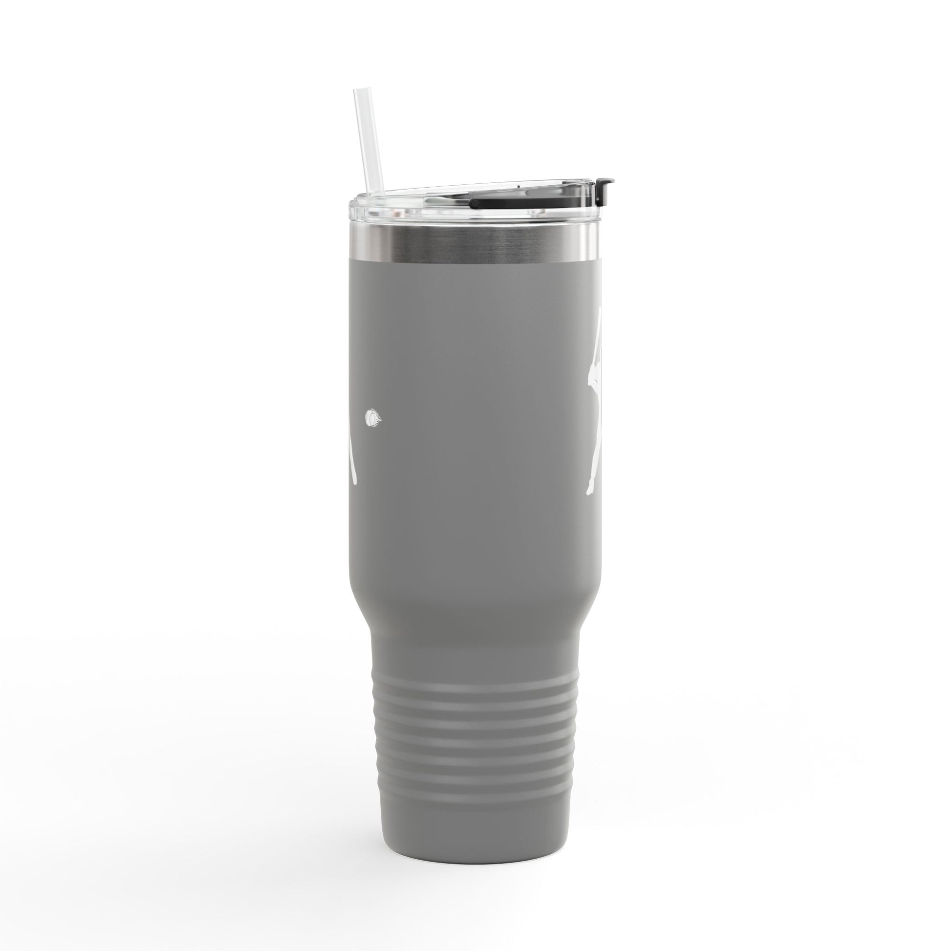 Baseball-Themed Insulated Travel Mug, Perfect for Fans & Athletes, Gift for Sports Lovers, 40oz Drinkware for Home & Road - TRV