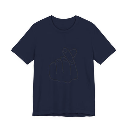 Minimalist Hand Sign Unisex Tee | Casual Everyday Wear | Perfect for Gift Givers