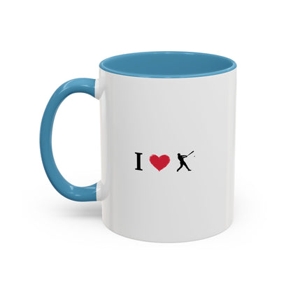 Baseball Love Accent Coffee Mug – Perfect Gift for Sports Fans, Home or Office Use, Great for Birthdays, Anniversaries, and Holidays - TRV