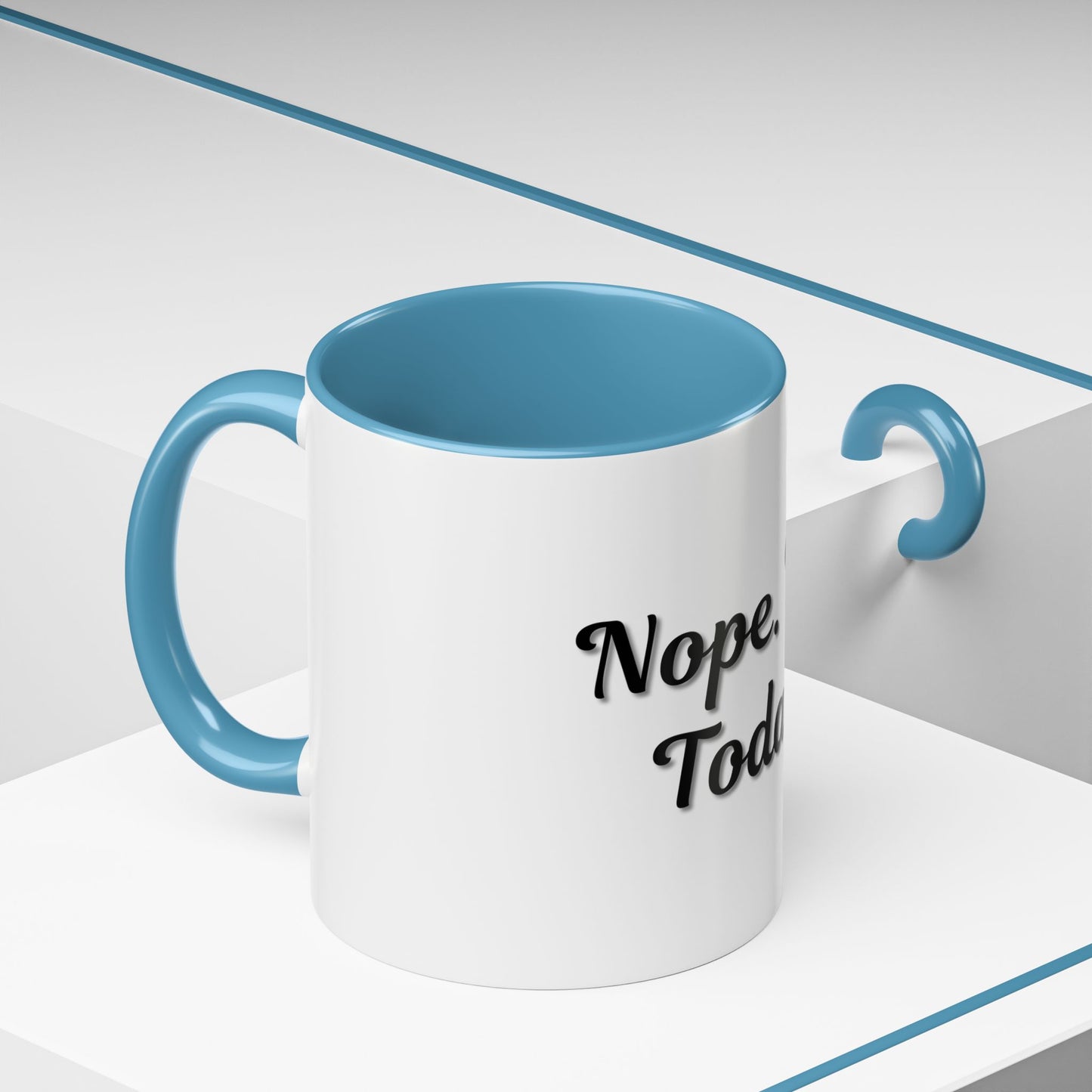 Nope Not Today Coffee Mug - Fun Ceramic Mug for Coffee Lovers - TRV